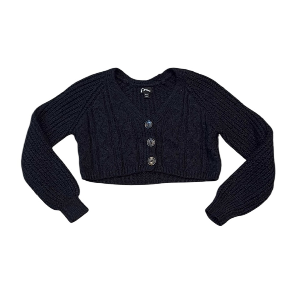 art class | Button Front Cropped Cardigan for Little Girls